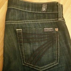 7 For All Mankind dojo dark wash size 26
